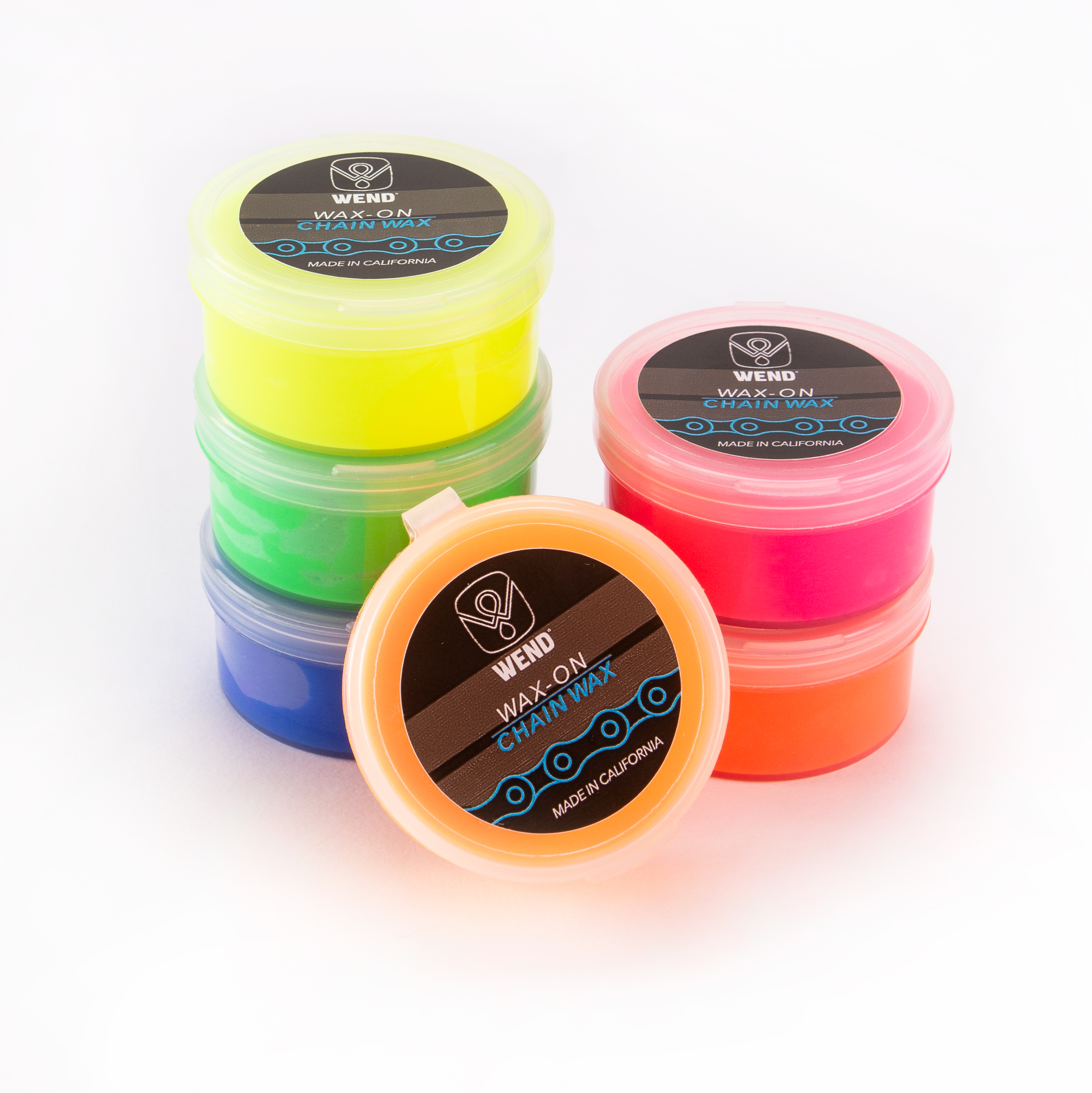 WEND WAX-ON CHAIN LUBE 1OZ POCKET WAX SPECTRUM COLORS 