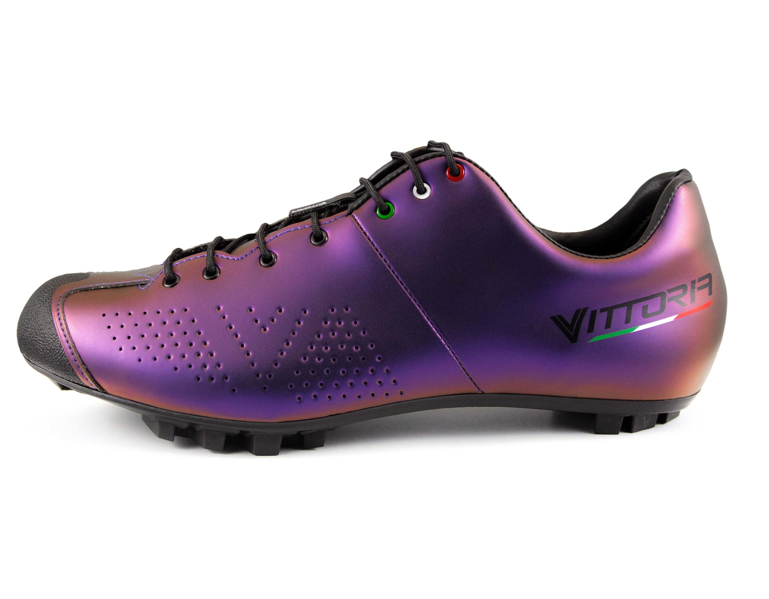 Purple Vittoria Tierra Gravel Cycling Shoes 