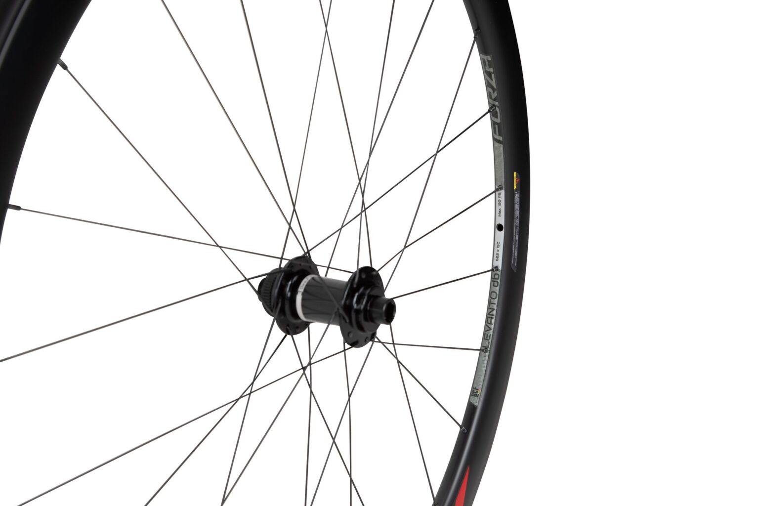 Bicycle Rims Force FORZA LEVANTO CARBON DISC BRAKE GRAVEL WHEELSET - Bike Check Studio